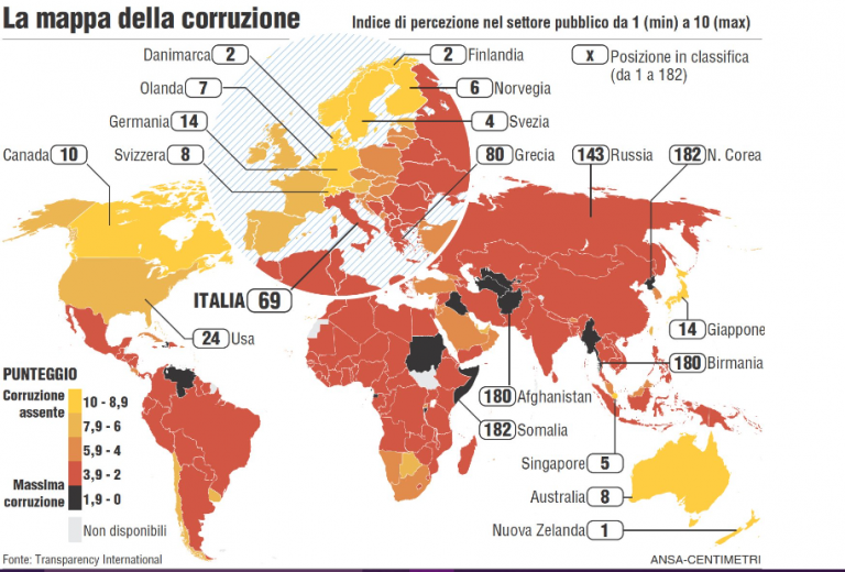 Le Mappe Della 'ndrangheta E Della Corruzione | Percorsi Di Legalità 2017