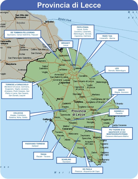 LE MAFIE SUL TERRITORIO SALENTINO