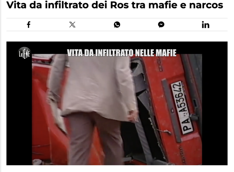 vita da infiltrato